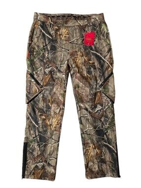 SHE Outdoor XL Realtree Foliage Camouflage Hunting Pants Fleece Lined Cargo